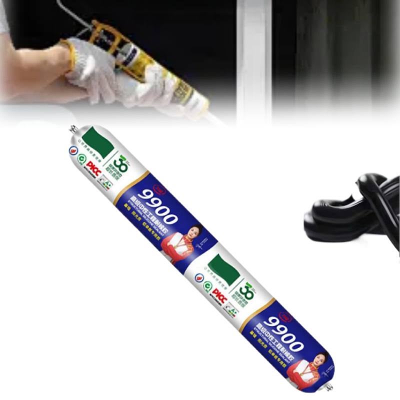 9900 Silicon Waterproof Sealant, Permanent Solution for Roof & Wall Cracks, Sealant Heat Resistant Caulking, Tear and Stretch Resistance Caulk & Seal Silicone sealant  (Black 750G) - Image 1